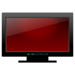 A plasma display panel vector image